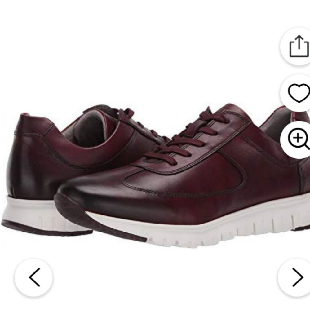 Kenneth Cole New York Men's Bailey Jogger Sport Sneaker, Burgundy, 8.5 US - NWT